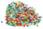 WIMEX Amestec de confetti colorate din hârtie Ø8mm 100g [1 pachet]