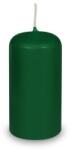 Wimex Lumânare cilindrică verde închis Ø40 x 80 mm 10h. [4 buc. ]