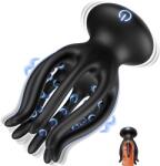 SuperLove Octopus Tentacle Vibrating Penis Massager Black