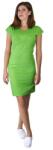 Vetro Design Rochie Medicala Dama Ruby Premium, Maneca Scurta, Inchidere cu Fermoar, 3 Buzunare, Verde Absint, XS (VTR-1589-T064-XS)