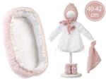 Llorens Ținută Llorens M740-88 pentru păpușă bebelușă NOU-NĂSCUTĂ mărimea 40-42 cm cu accesorii (4-M740-88)