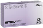 Espeon Gloves Nitril Sparkle Powder Free Gloves Pearlscent Violet 100 ks mănuși XS