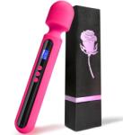 SuperLove Digital Strong AkuWand Massager Extra Large Neon Pink Vibrator