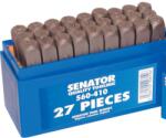 SENATOR 8.0 mm betű beütő készlet, 27 részes (SEN5603800K)