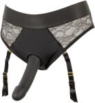 You2Toys - felcsatolható dildó alsóval (fekete) - szexshop