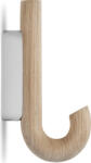 Gejst Cârlig de perete, 13, 3 cm, crom, stejar deschis (10241) Agatator cuier