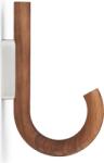 Gejst Cârlig de perete, 19 cm, crom, nuc (10237) Agatator cuier