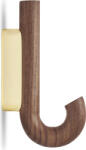 Gejst Cârlig de perete, 13, 3 cm, alamă, nuc (10246) Agatator cuier
