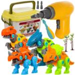 Kruzzel Bormașină Jucărie Dinozauri de Asamblat Set bricolaj copii