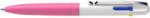 Schneider Pix cu 4 culori Schneider Take 4, corp roz neon