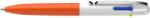 Schneider Pix cu 4 culori Schneider Take 4, corp portocaliu neon
