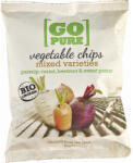 GoPure Chipsuri din legume bio, 90 g