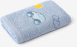 Goldea gyermek frottír törölköző - kék autócska 30 x 50 cm