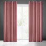  Rita egyszínű dekor függöny Sötét rózsaszín 140x250 cm (398661)