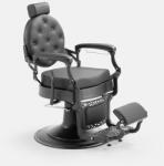  ANTIQUE fekete-fekete barber/férfiszék