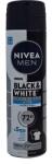 Nivea men black-white deodorant spray 150ml invisible active+antibacterial 72h