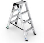CAGSAN EverestPro lépcsőfokos két oldalon járható létra - 2X4 fokos (PRO4)