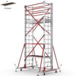 CAGSAN Telesafe XLN Profi 2x15 fokos kétrészes állvány (Munkamagasság: 8m) (S008_XLN_PR)