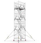 CAGSAN lépcsős gurulóállvány Protube LNME (180)-Munkamagasság: 8, 5m (CAG-LN650ME_(180))