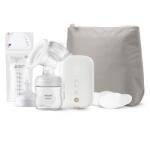 Philips Единична електрическа помпа за кърма Natural Motion Premium + несесер + торбички за кърма 5 броя