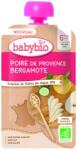 Babybio БИО Плодов мус Круша с Бергамот 90г