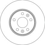 TRW Disc frana axa fata TRW DF6720S (DF6720S)