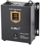 Kemot szünetmentes tápegység 500W 230/230V szinusz jeles, fekete, akkumulátor nélkül, falra szerelhető URZ3409 (URZ3409)