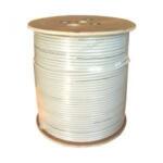 Teletronik Koax kábel RG6T60HCU-E Trishield Fehér réz Teletronik