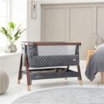 Tutti Bambini CoZee Luxe Bedside Crib 83x52cm Walnut/Slate babaöböl