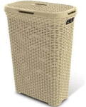 Curver RATTAN Szennyeskosár, 40 l, krémszín (00709-885)