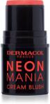 Dermacol Neon Mania krémes arcpirosító árnyalat 2 Coral 5.2 g