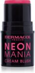 Dermacol Neon Mania krémes arcpirosító árnyalat 1 Pink 5.2 g