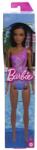 Barbie Papusa Barbie Bruneta Cu Costum De Baie In Doua Culori Papusa