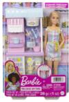 Barbie Set de joaca Magazinul de Inghetata, +4 ani, Barbie Papusa