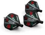 Cuesoul Fluturas darts Cuesoul TERO AK4, negru, model cu trandafir, forma standard (CS686790)