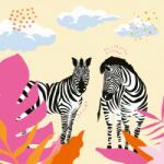 Ravensburger - CreArt Pictura pe numere pentru adulti Zebre (art_RVSPBN23666)