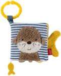 Fehn Cloth Book Otter - Carte de sentimente cu motive de animale: 8 pagini cu culori si functii interesante pentru a simti, a prinde si a te minuna - un partener perfect pentru acasa si in deplasare de la 