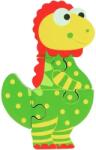 Orange Tree Toys Puzzle din lemn Orange Tree Toys - Dinozaur, 4 piese (OTT06791) Puzzle