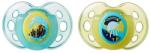 Tommee Tippee Ортодонтични залъгалки Tommee Tippee - Night Time, 18-36 m, 2 броя, Светеща дръжка (TT.0095)