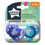 Tommee Tippee Ортодонтични залъгалки Tommee Tippee - Fun Style, 6-18 m, 2 броя, Кучета (TT.0084.001)