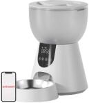 PetWant F17 LED Automatikus Ételadagoló + W8 Petwant Itató FW2-L