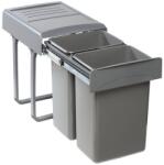 EKOTECH - Beépíthető hulladékgyűjtő MEGA 40 - 2x20 liter (MK90084162S)