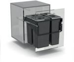 EKOTECH - Beépíthető hulladékgyűjtő FRONT 60 - 1x7 liter+3x26 liter (MK950141606)