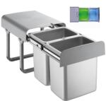 EKOTECH - Beépíthető hulladékgyűjtő EKKO 40 - 2x16 liter (MK90044100)