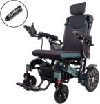 inSPORTline Elektromos kerekesszék dönthető háttámlával inSPORTline Hawkie Evo Plus II 700W, kartámasz, lábtartó, 6 km/h, extra hátsó kerekek (28889)