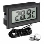 VERK GROUP Elektronikus hőmérő szonda érzékelő -50-100 C fok TH-001 Fekete (01308)