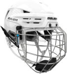 BAUER Cască de hochei RE-AKT 90 Combo White Senior L