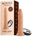 FemmeFunn Vibrator Realist Vortex Shaft FemmeFunn, Remote Control, 8 Moduri Vibratii, 1 Miscare Rotatie, Silicon, USB, Natural, 20.8 cm Vibrator