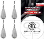 RTB Refuse to Blank Plumb RTB Refuse to Blank Tungsten Tear Drop Weights 5.3g 4 buc (5940000617523)
