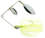 RTB Refuse to Blank Dual Blade Spinnerbait 16g Chartreuse Silver Glitter (RTB8151)